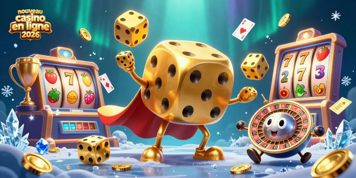 Plongez dans l'univers du nouveau casino en ligne 2026, avec une illustration de jeu dynamique et fascinante.