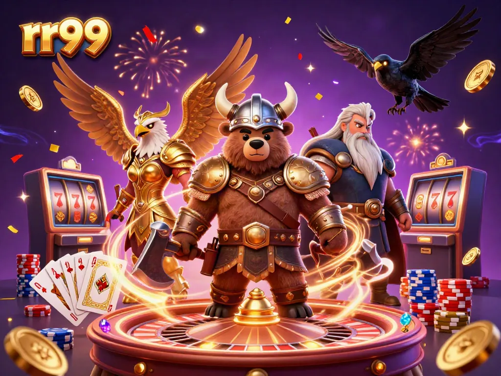 Experience the thrilling rr99 gameplay with dynamic characters and stunning casino elements.