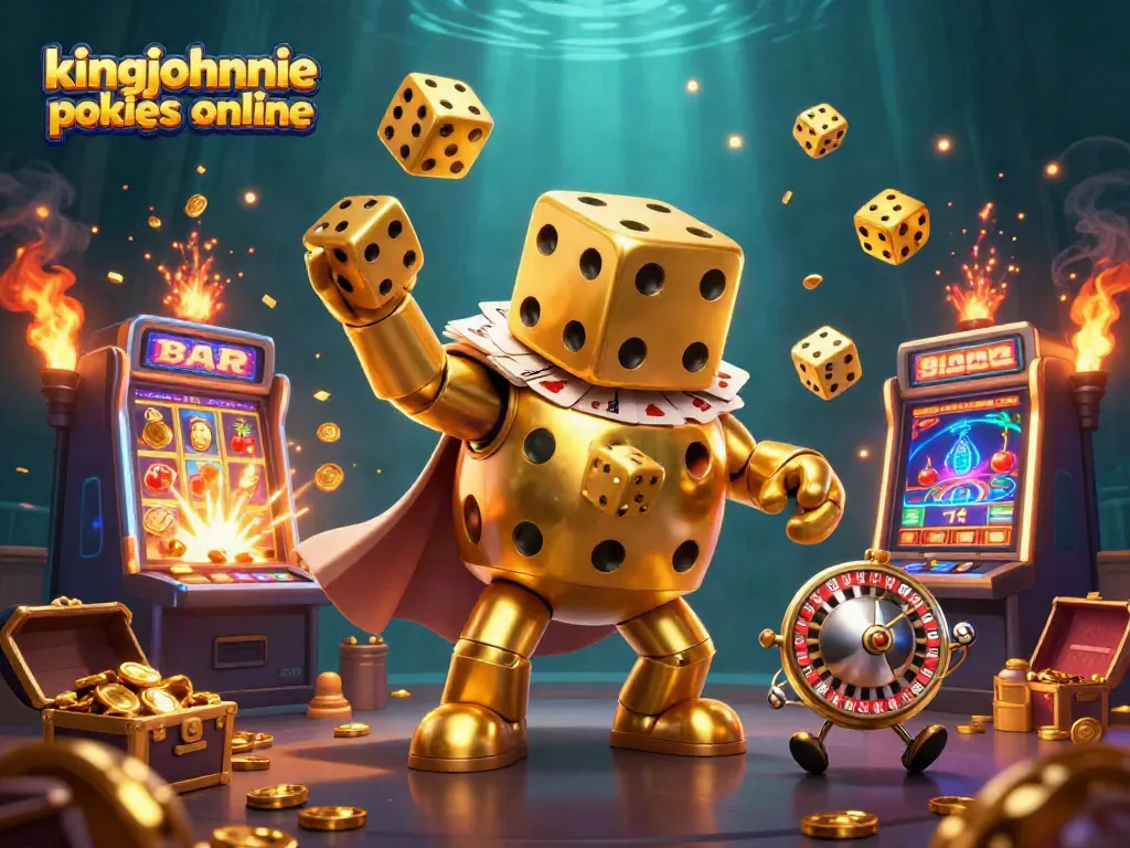 Experience thrilling gameplay with kingjohnnie pokies online, featuring dynamic slot machines and vibrant casino elements.